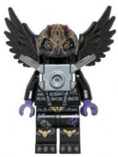 LEGO Minifigure-Rawzom - Flat Silver Armor-Legends of Chima-LOC033-Creative Brick Builders